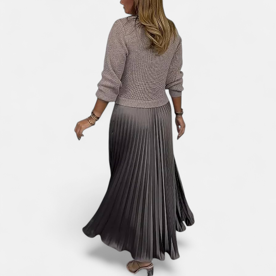 Knit Top Maxi Dress