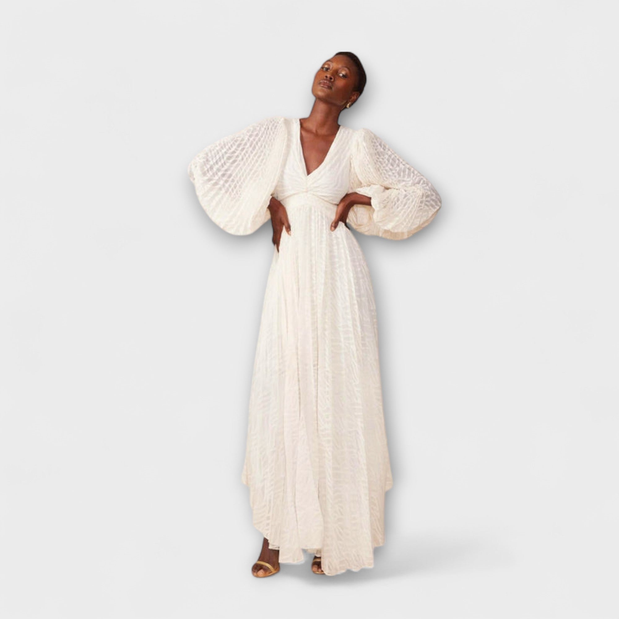 Cream Maxi Dress By Allegory