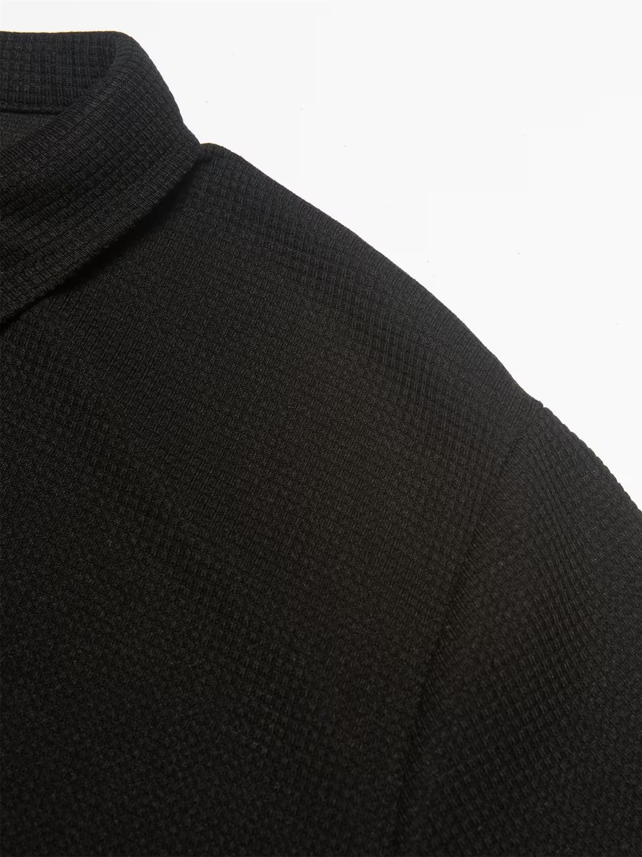 Mens Short Sleeve Zip Front Casual Shirt