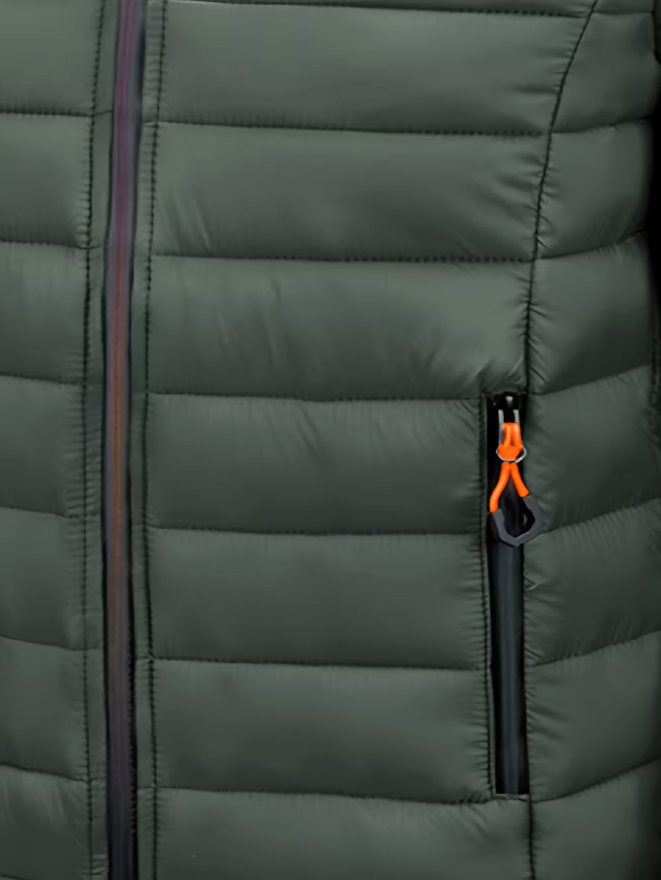 Men's Hooded Quilted Padded Winter Coat Outerwear