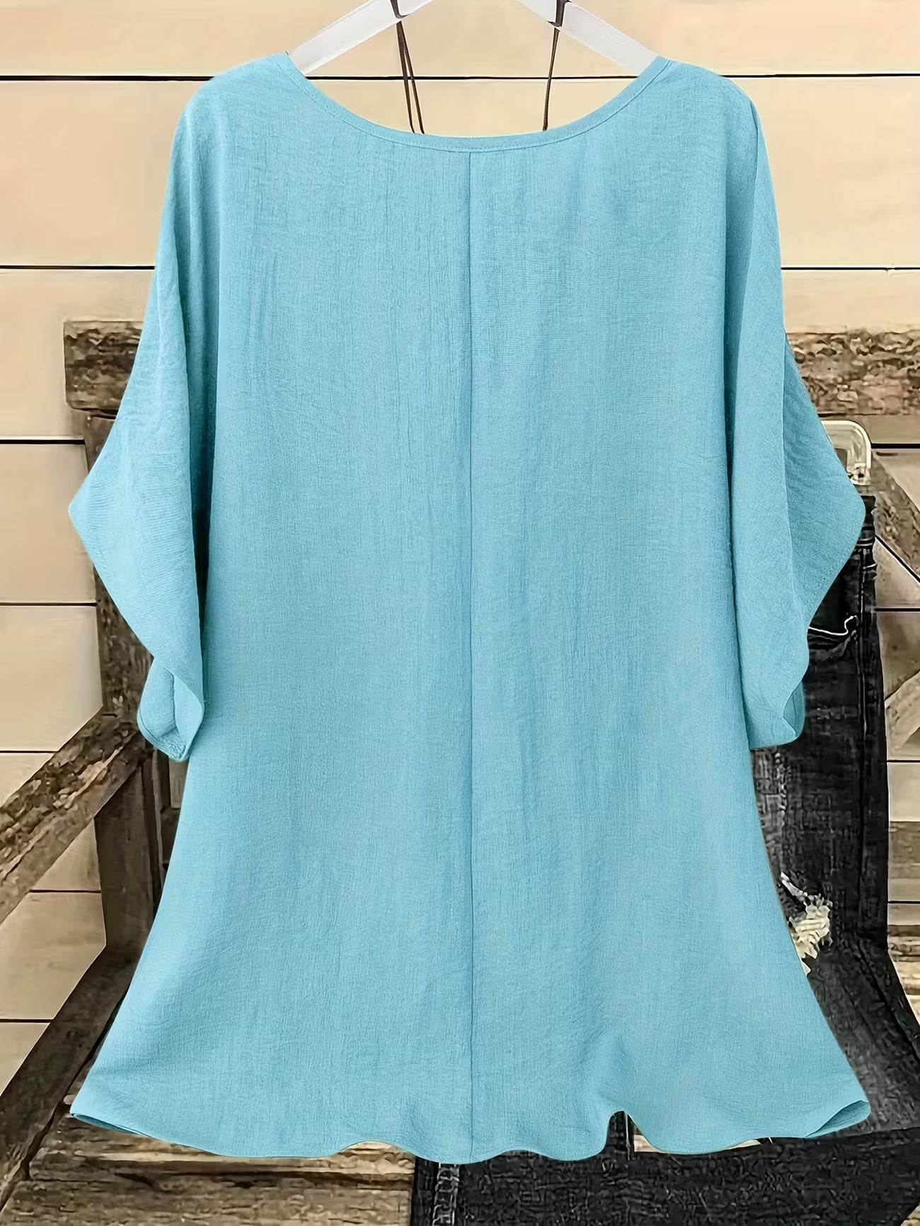 Women's Relaxed Fit Summer Short Sleeve Top Shirt