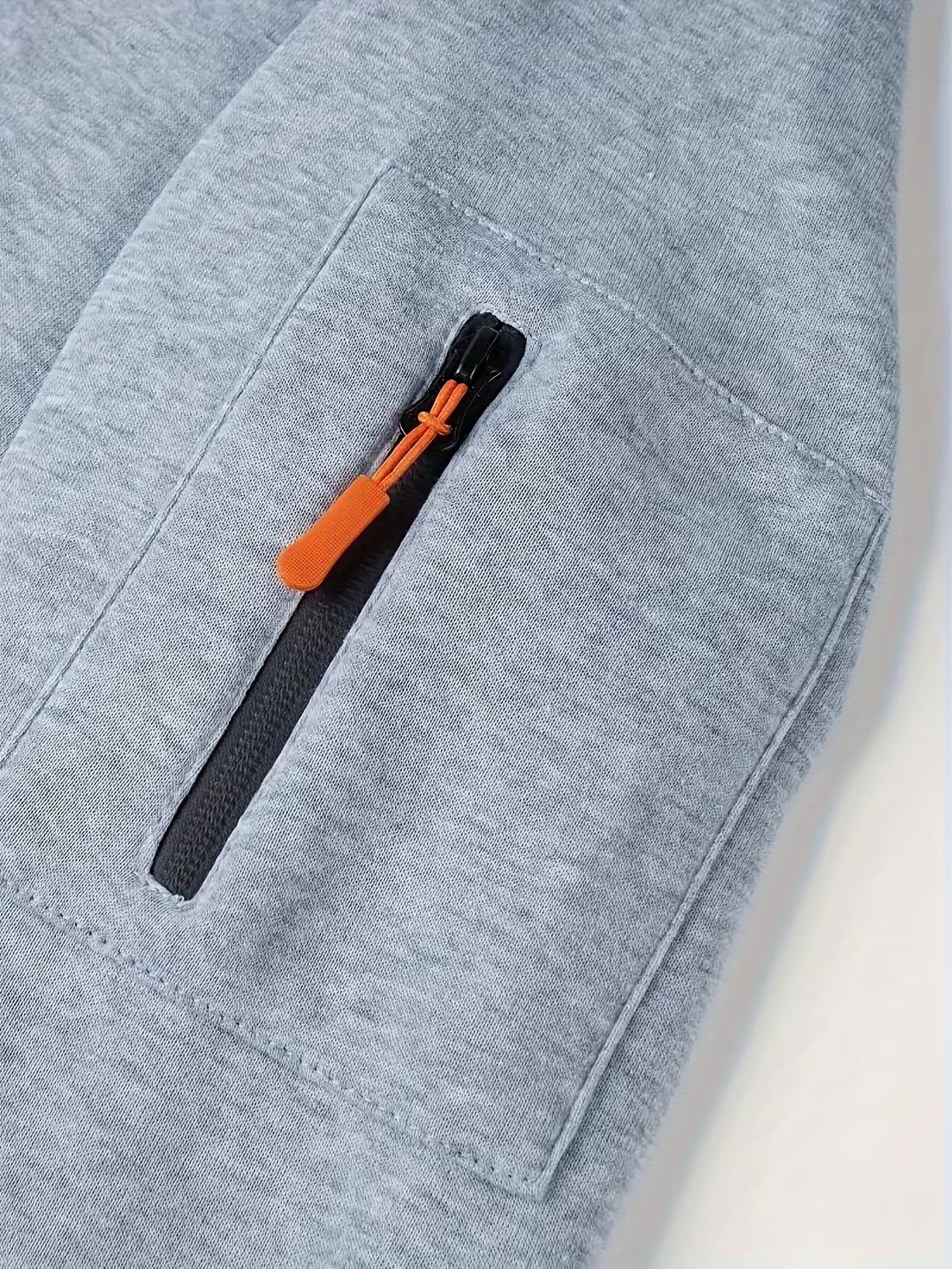 Men's European Style Zip Front Casual Sweatshirt