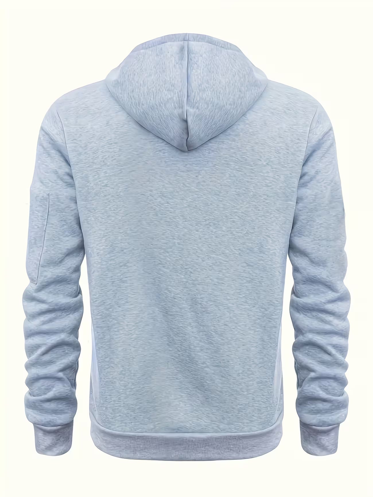 Men's European Style Zip Front Casual Sweatshirt