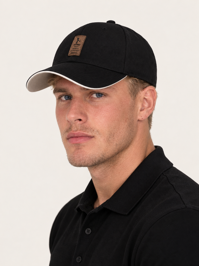 Men's Baseball Cap – Twill, Sandwich Brim, Curved Peak