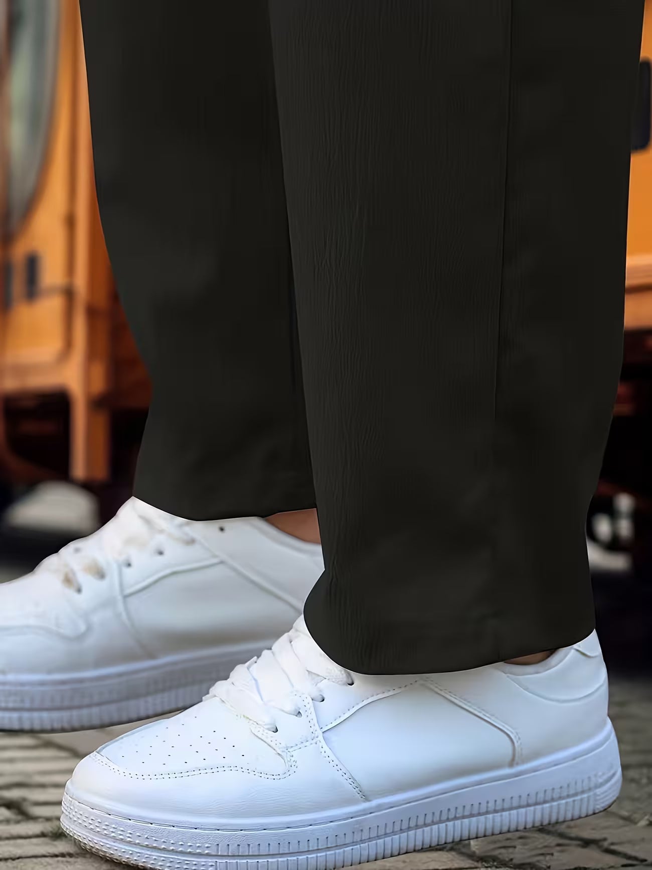 Men's Straight-leg Lightweight Casual Trousers