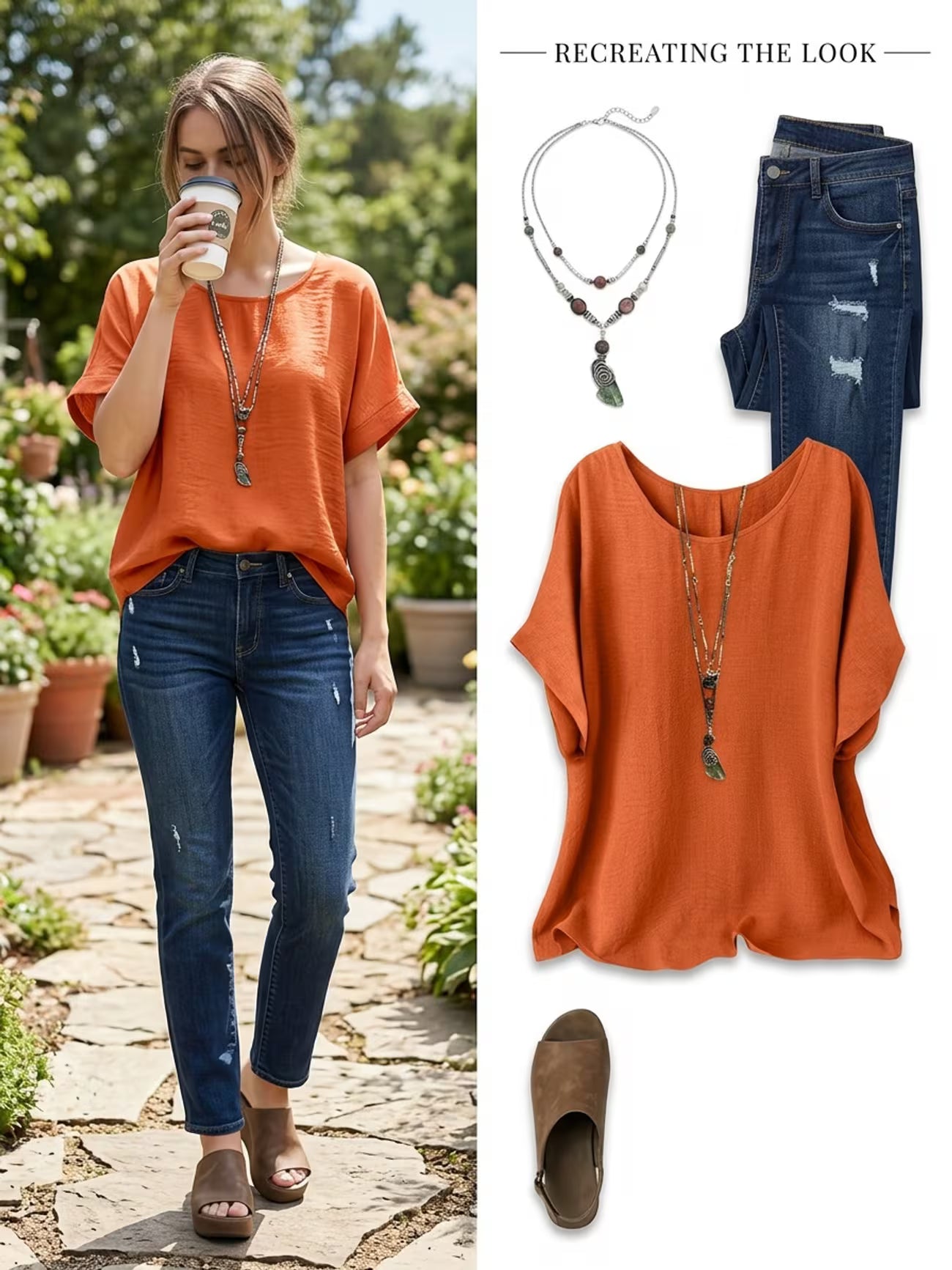 Women's Relaxed Fit Summer Short Sleeve Top Shirt