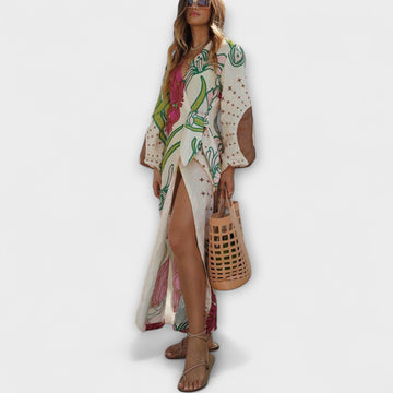 Tie Tunic Maxi Dress