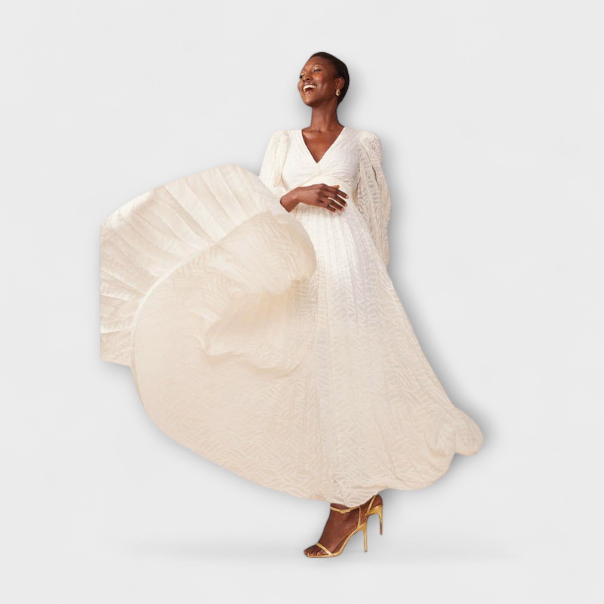 Cream Maxi Dress By Allegory