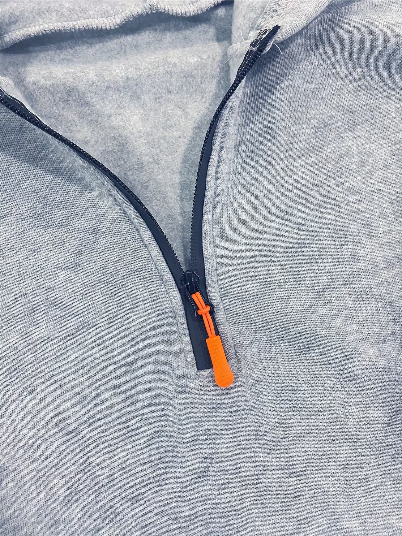 Men's European Style Zip Front Casual Sweatshirt