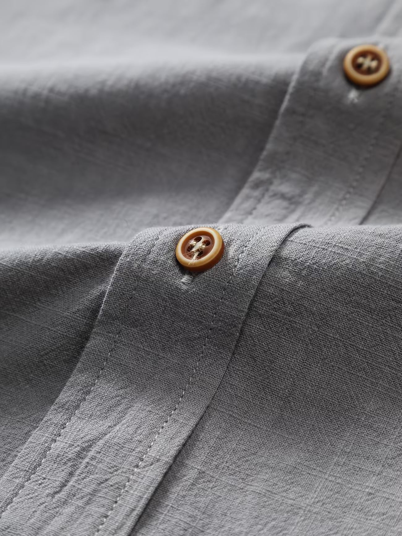 Men's Casual Cotton Button-front Shirt
