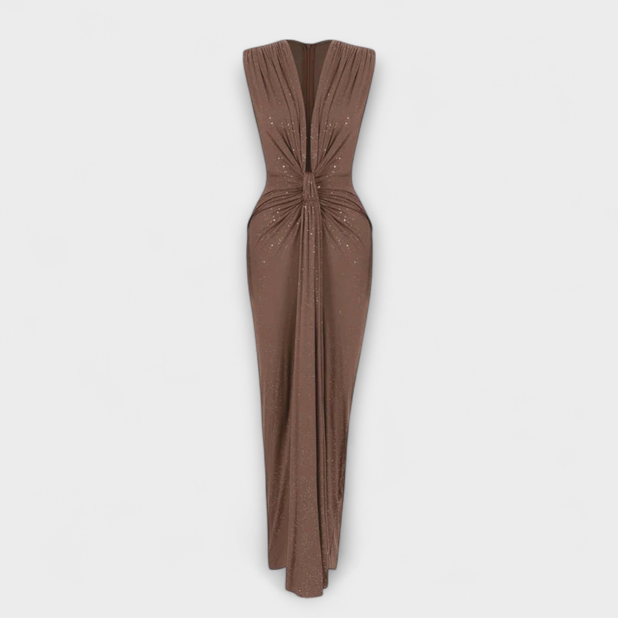 Maxi Dress Deep V-Neck