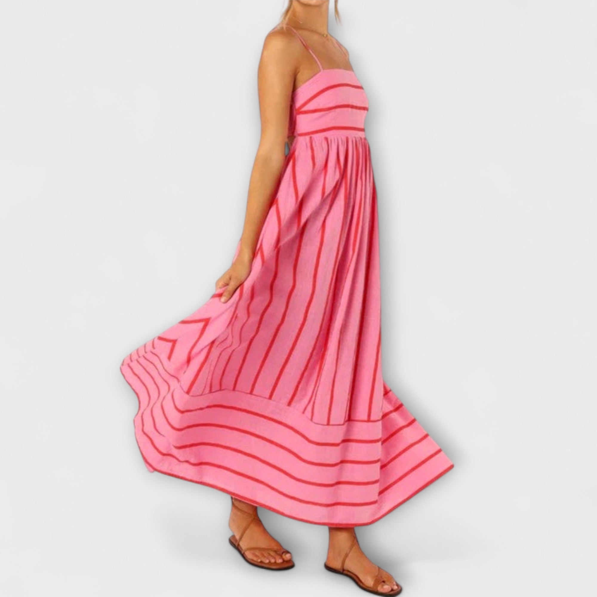 Maxi Dress In Bare Bloom