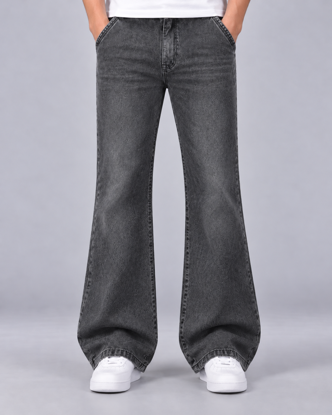 Men's Denim Jeans | Relaxed Fit Boot-Cut Flare Trousers