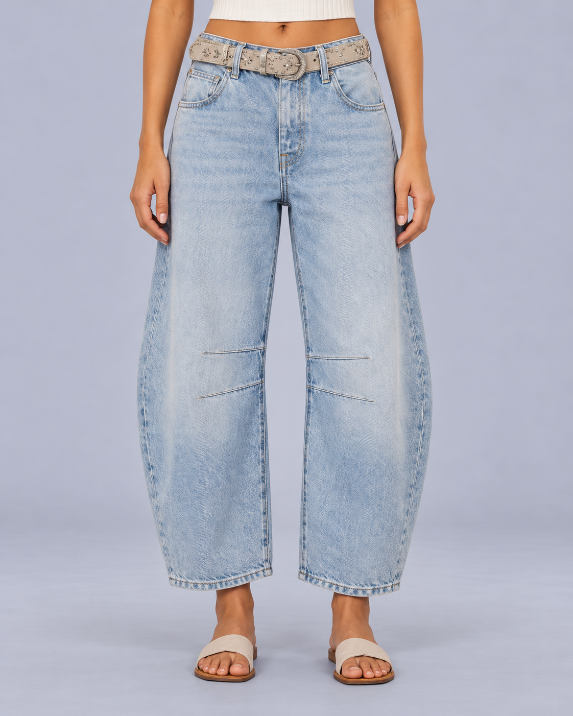 Women's Relaxed Barrel Leg Jeans