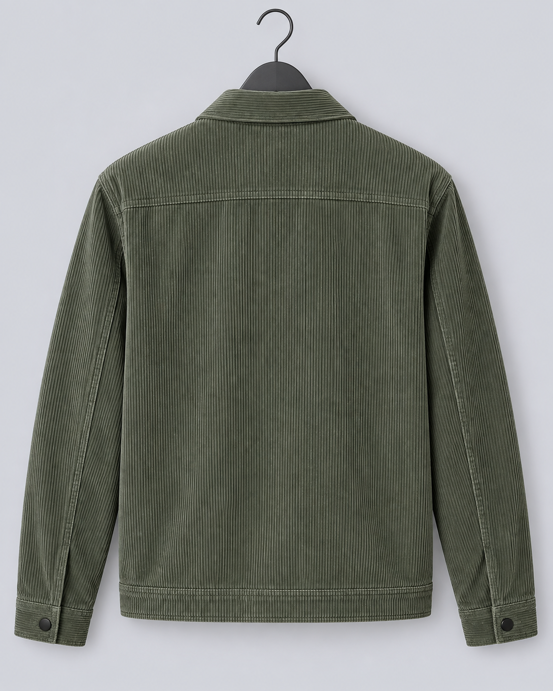 Men's Corduroy Workwear Jacket | Button-Up Multi-Pocket Overshirt