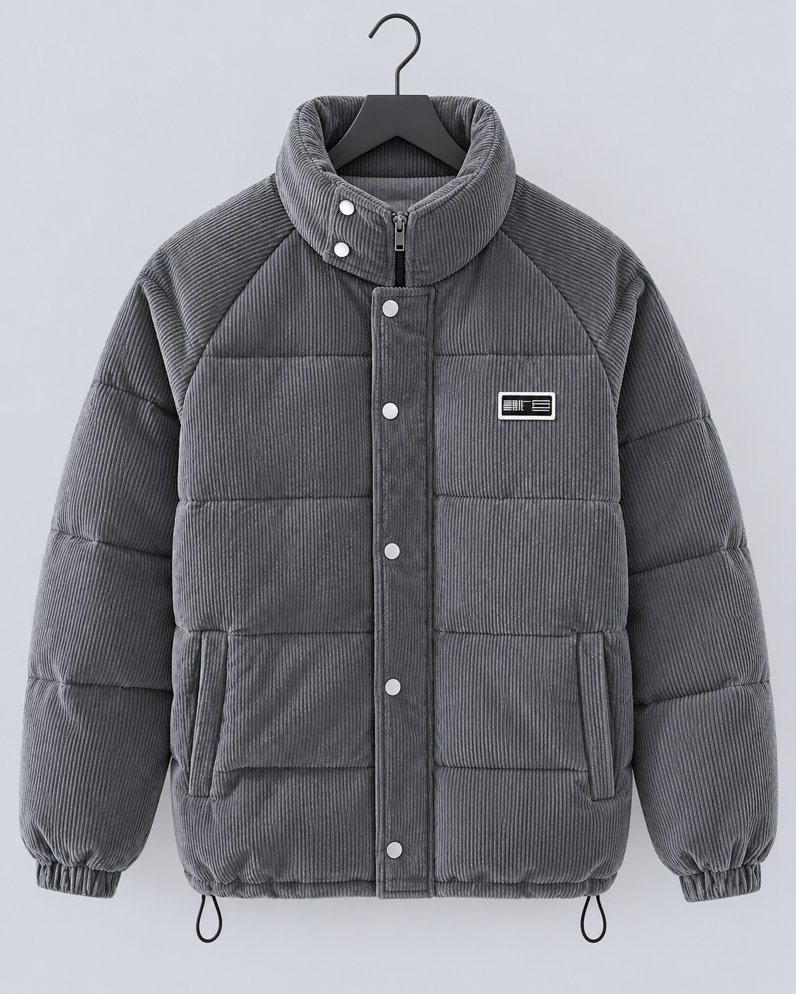 Men's Corduroy Jacket | Coat with Full-Zip and Deep Pockets