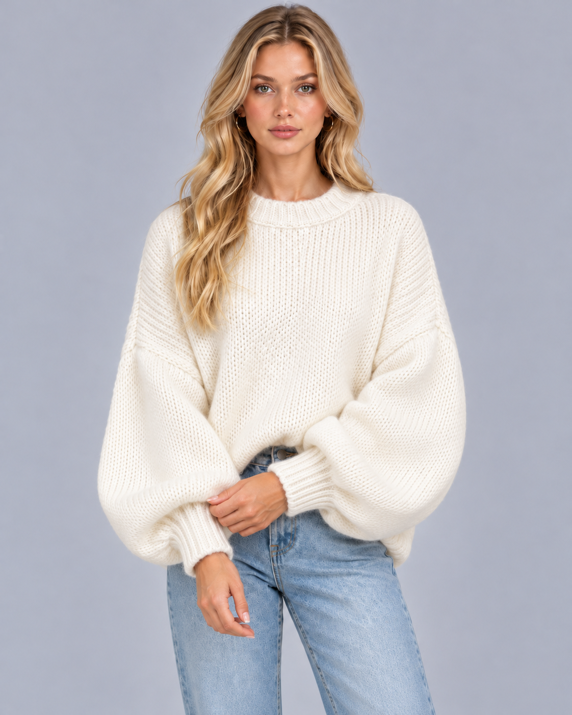 Women's Oversized Chunky Knit Jumper