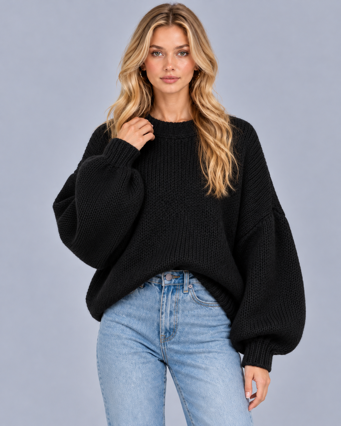 Women's Oversized Chunky Knit Jumper