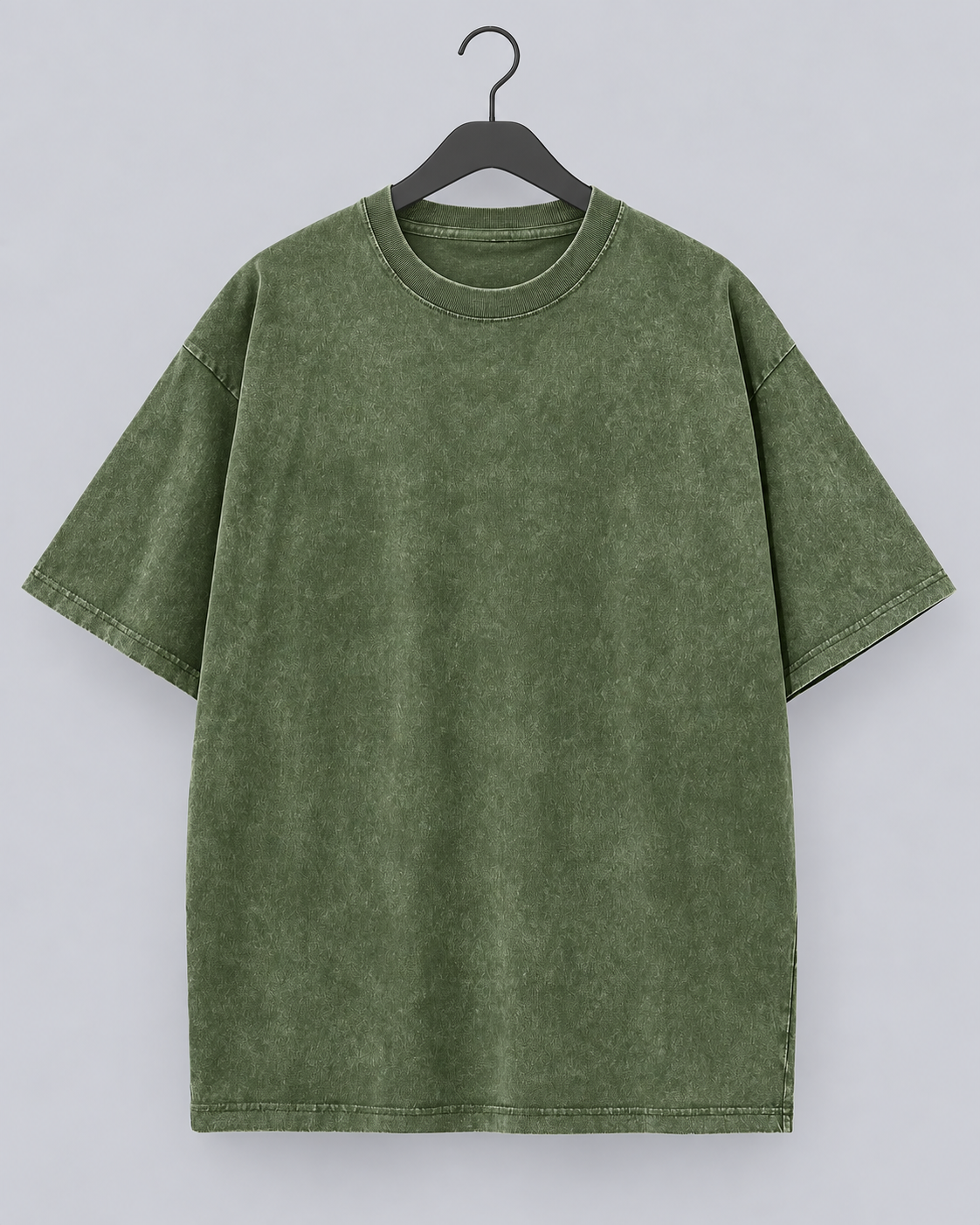 Men's Heavyweight Cotton T-Shirt | Oversized Vintage Mineral Wash Tee