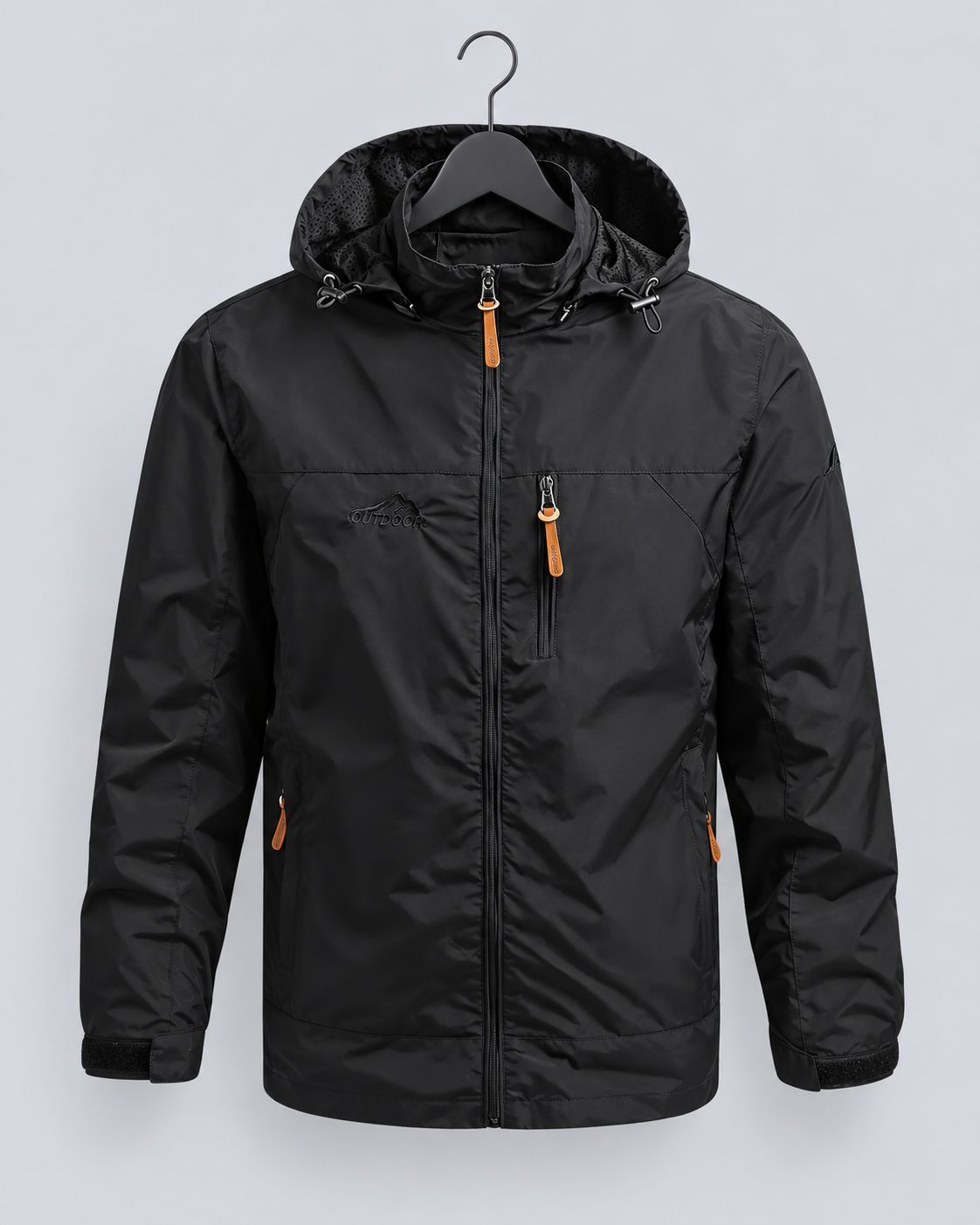 Men's Lightweight Windbreaker Jacket | Hooded Outdoor Coat