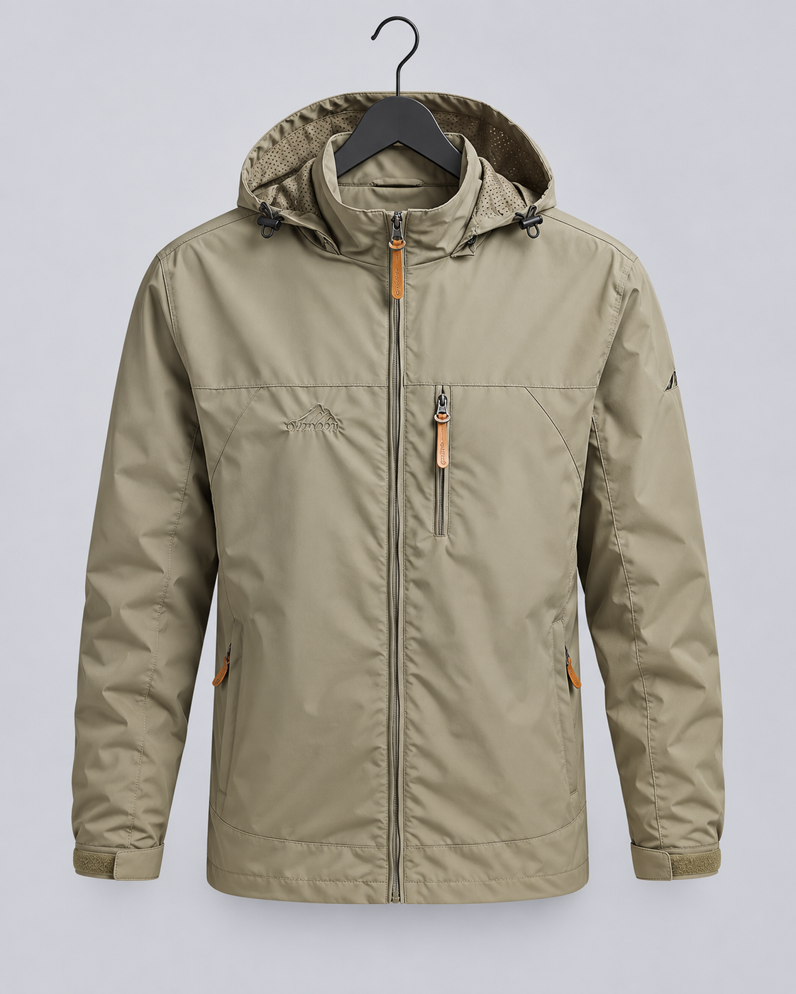Men's Lightweight Windbreaker Jacket | Hooded Outdoor Coat