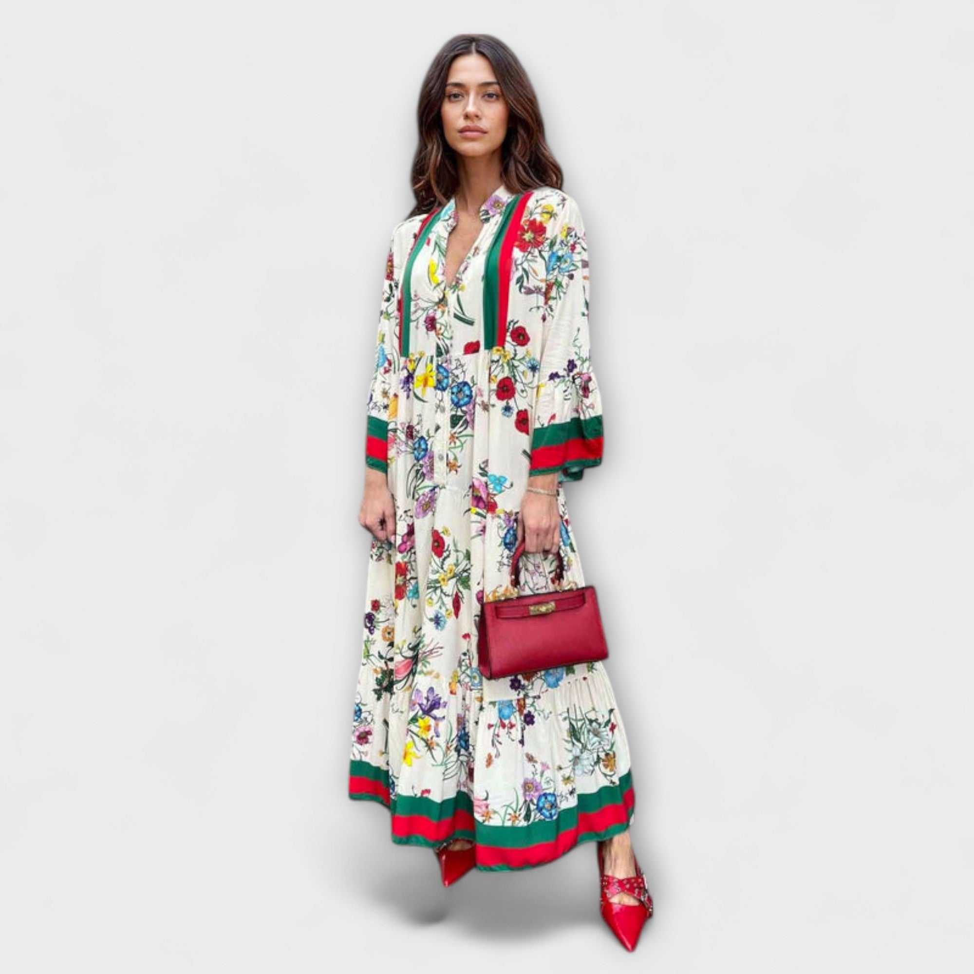Maxi Dress With Floral
