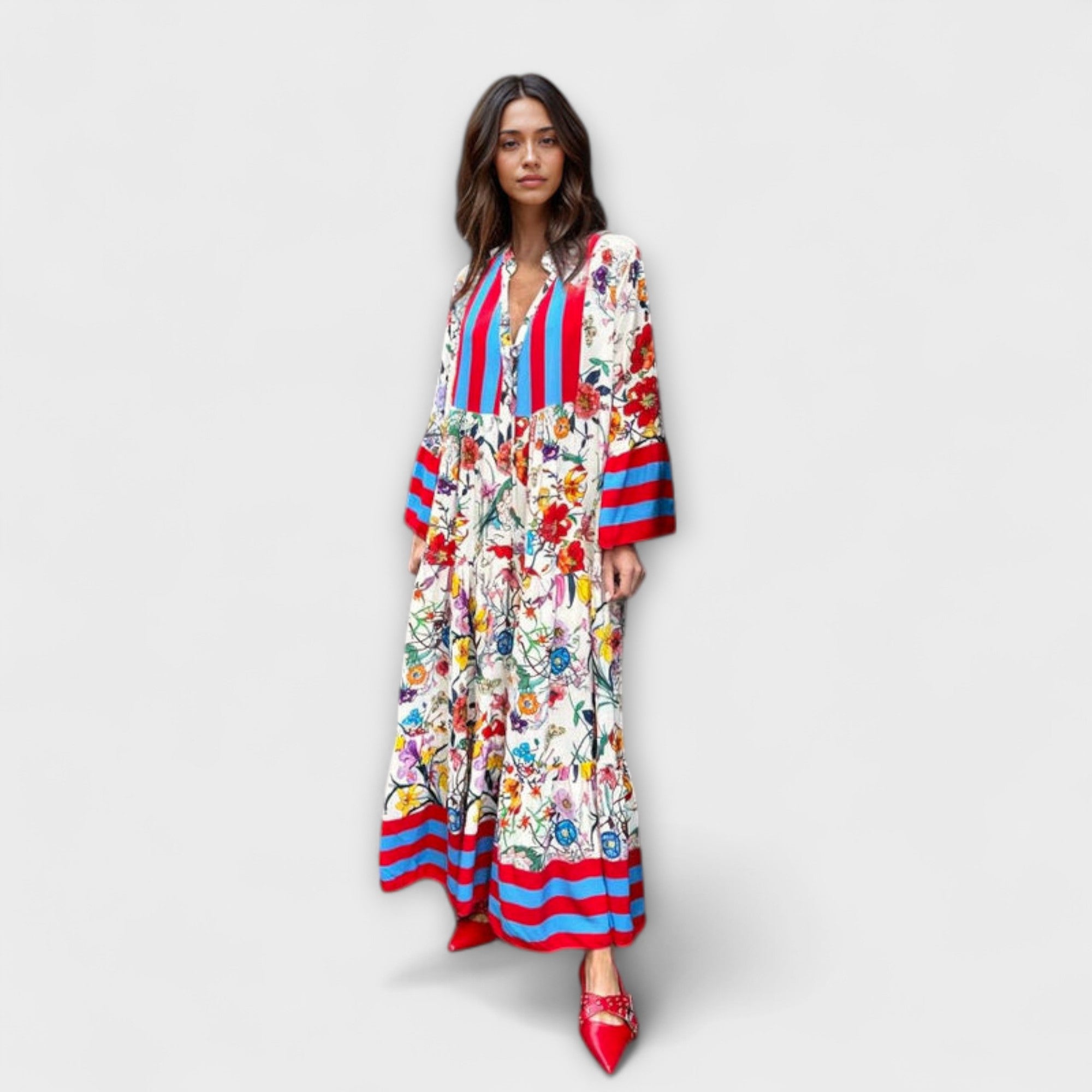 Maxi Dress With Floral