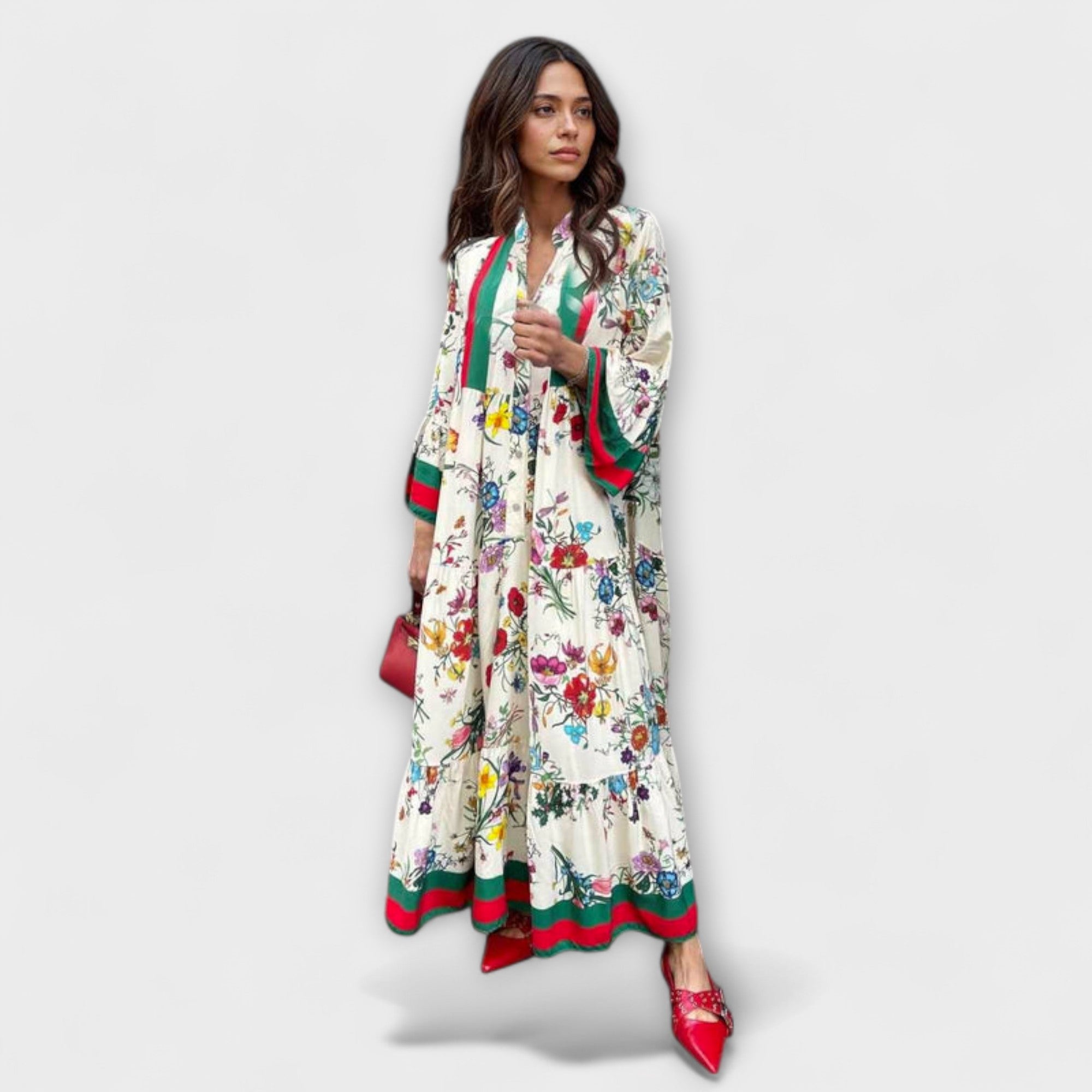 Maxi Dress With Floral