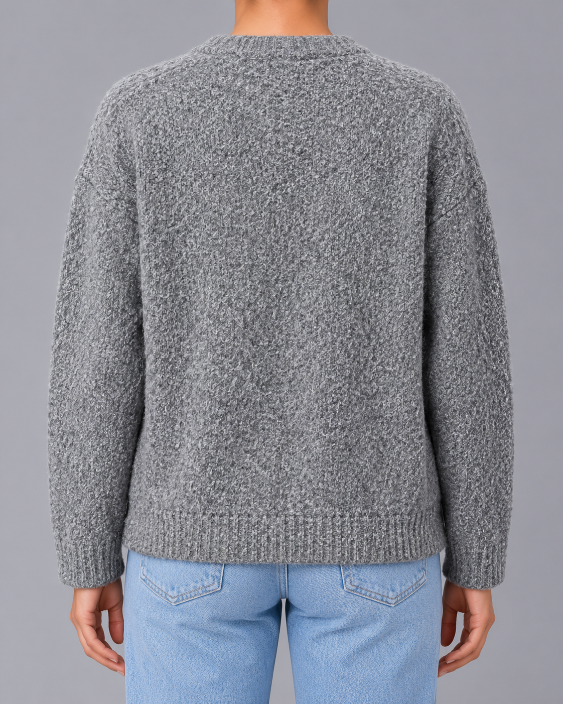 Women's Oversized Open Front Jacket – Relaxed Fit
