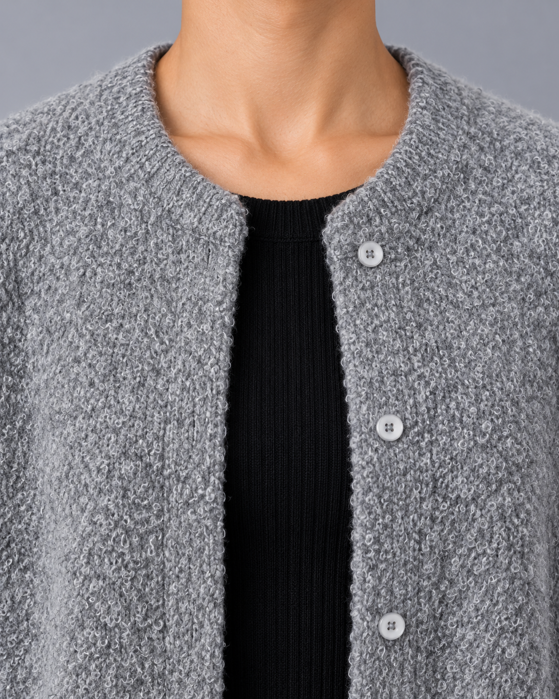 Women's Oversized Open Front Jacket – Relaxed Fit