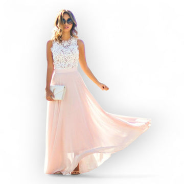 Stylish Summer Dress Made Of Lace