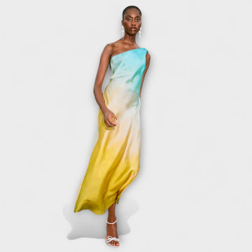 One-Shoulder Midi Dress