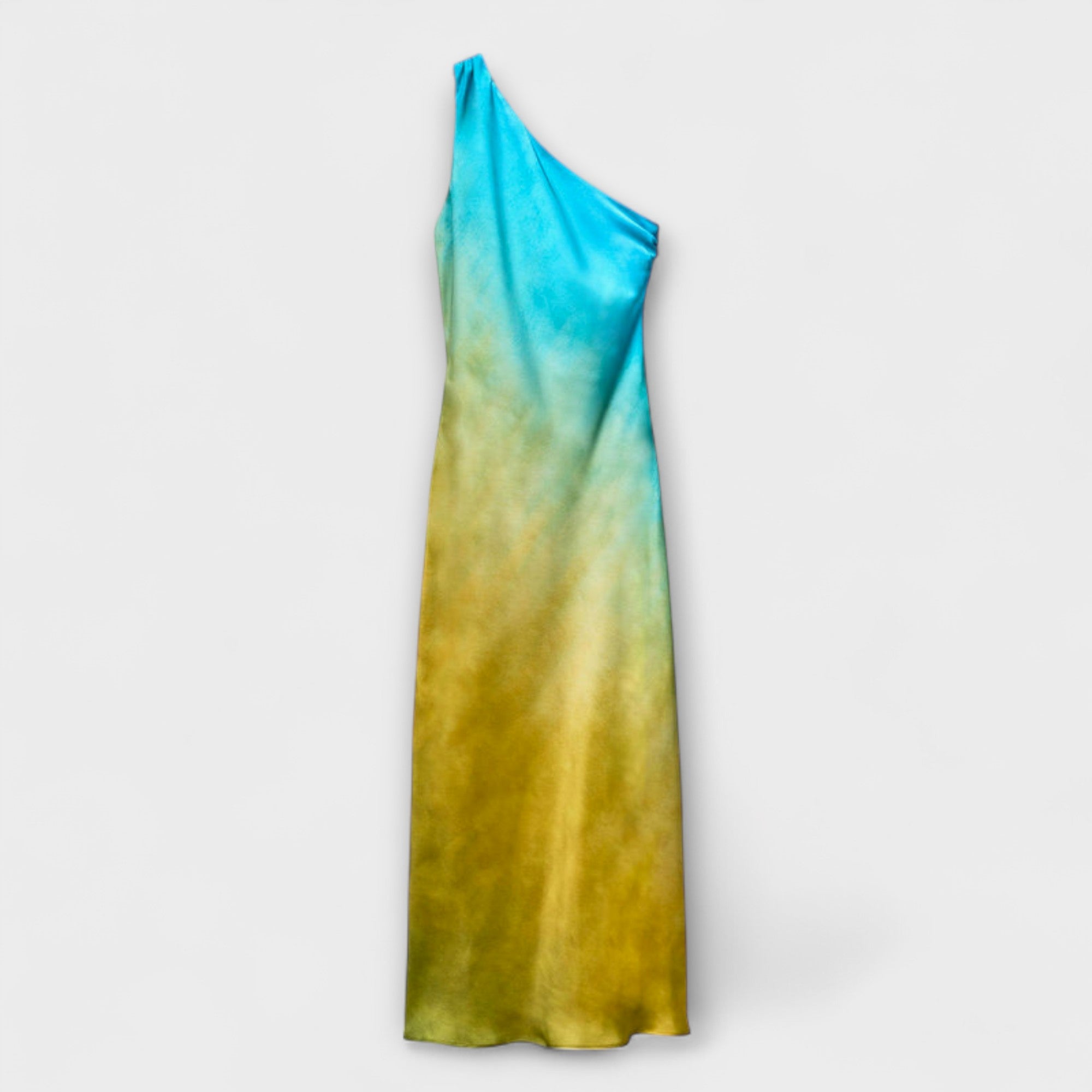 One-Shoulder Midi Dress