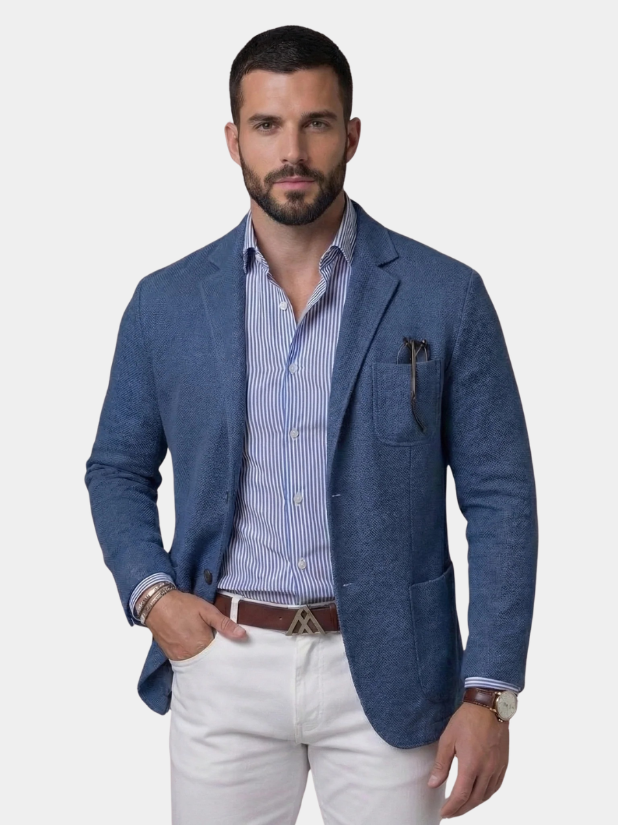 Men's Blue Blazer Jacket