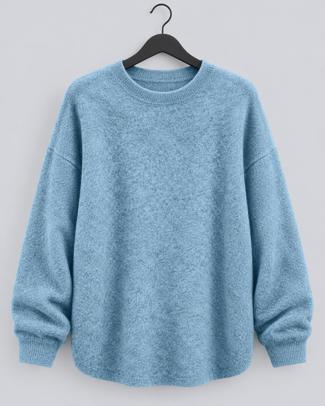 Women's Soft Cashmere Sweater | Crewneck Jumper with Oversized Fit