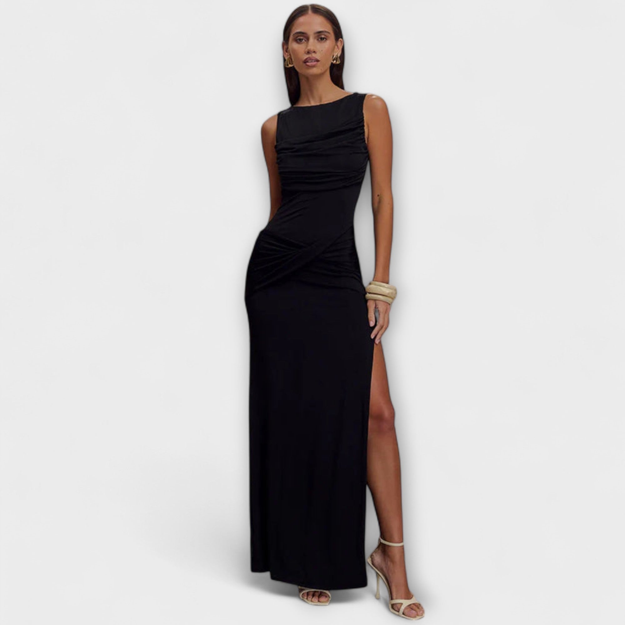 Stylish Maxi Dress With High Slit