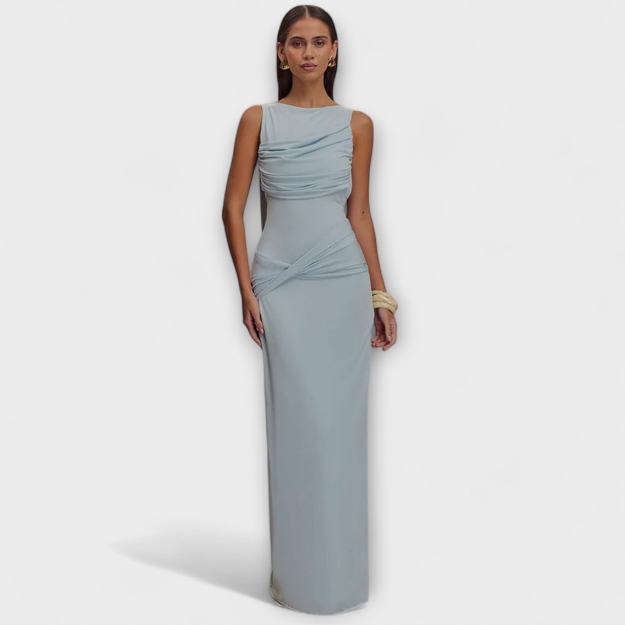 Stylish Maxi Dress With High Slit