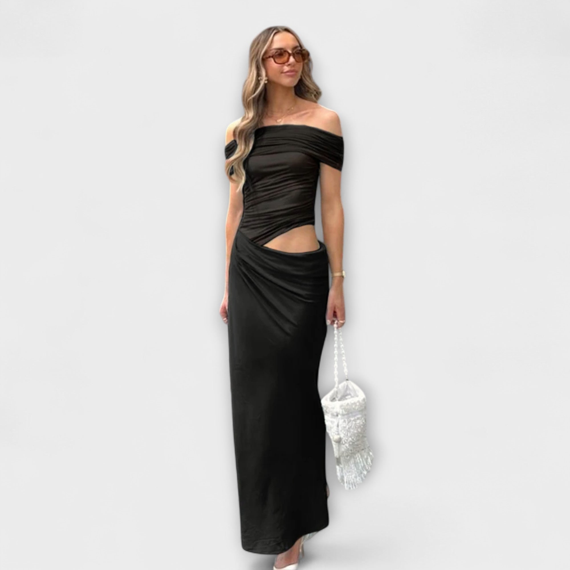 Ruffled Irregular Dress