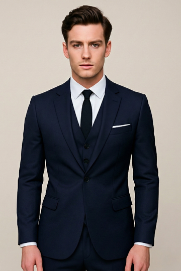 Men's Three-Piece Tailored Suit