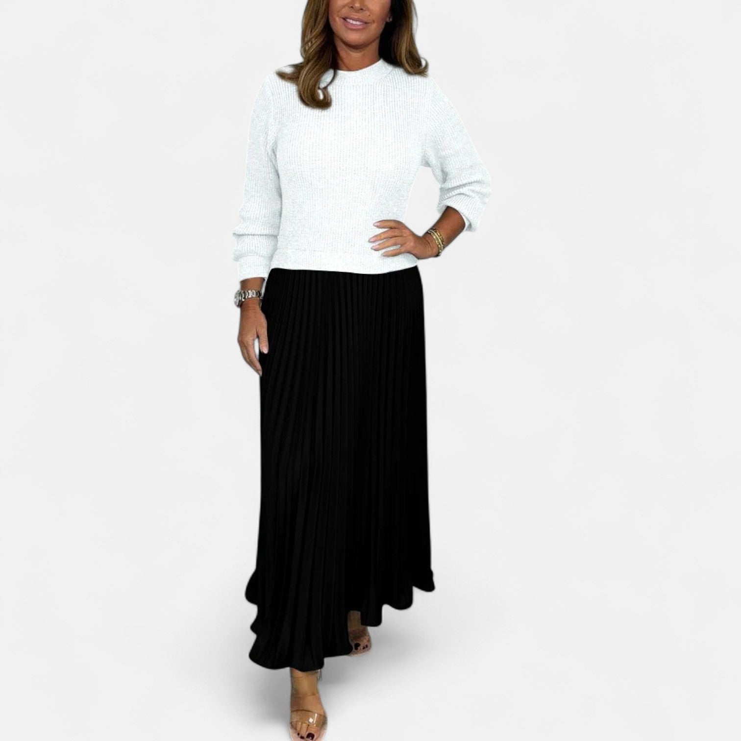 Knit Top Maxi Dress