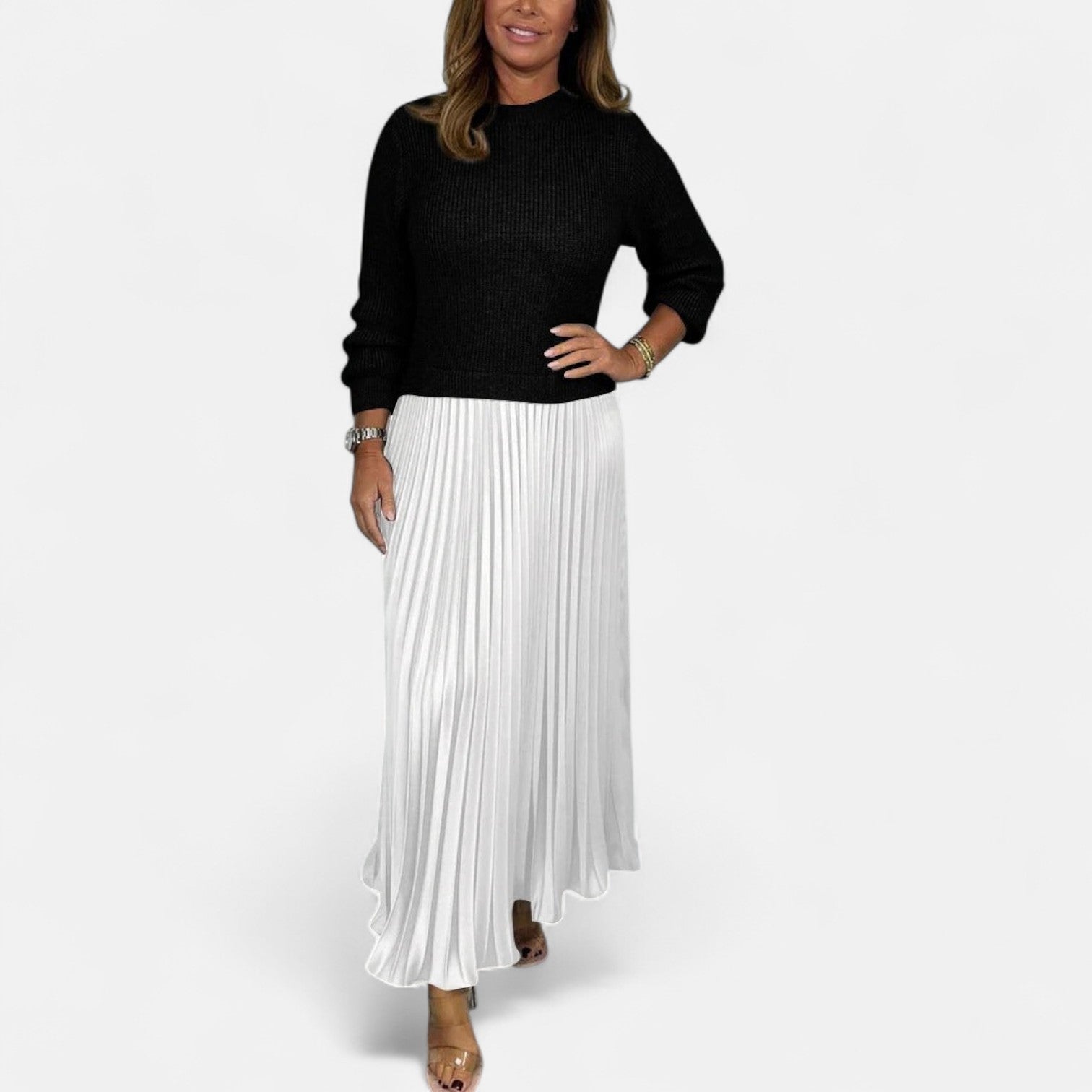 Knit Top Maxi Dress