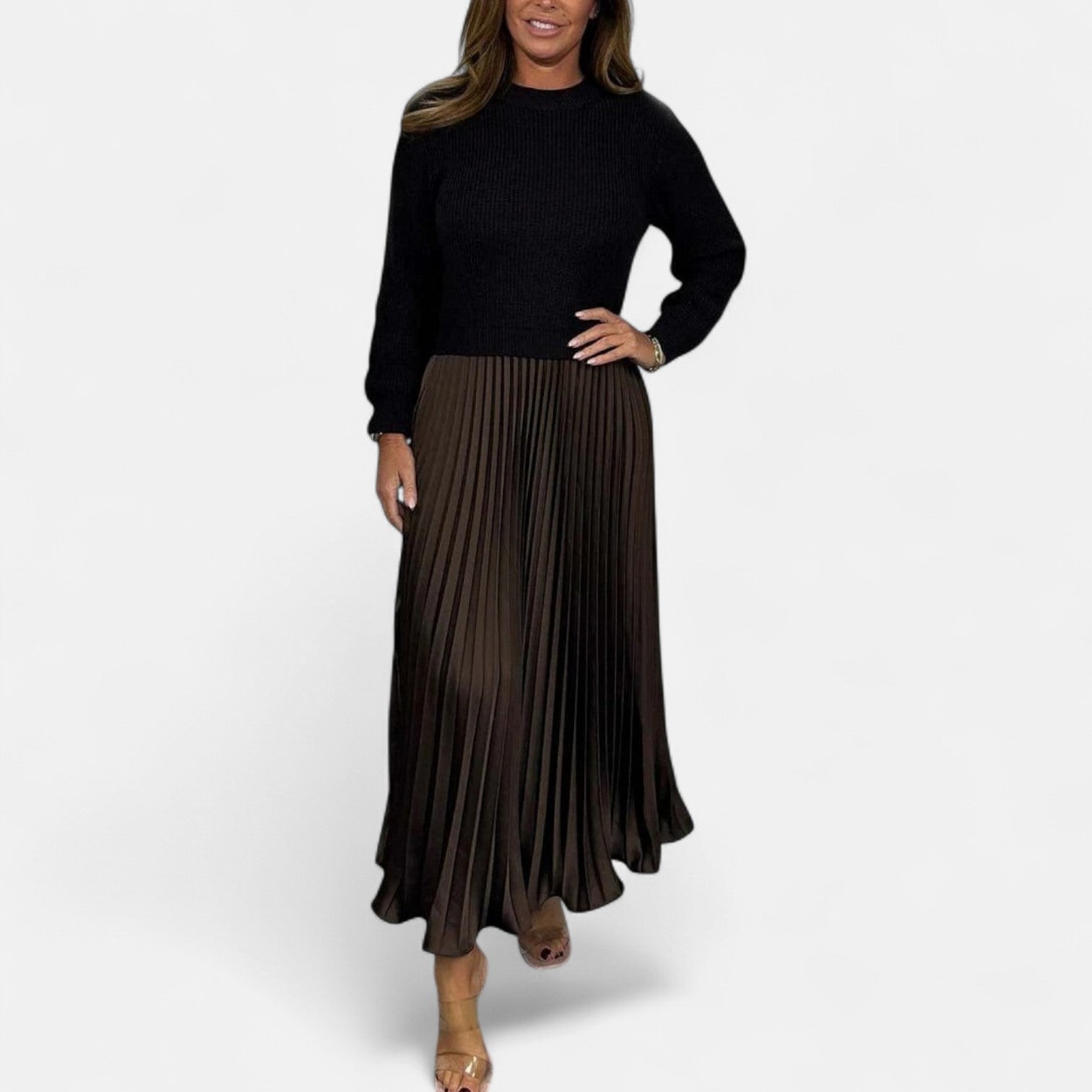 Knit Top Maxi Dress