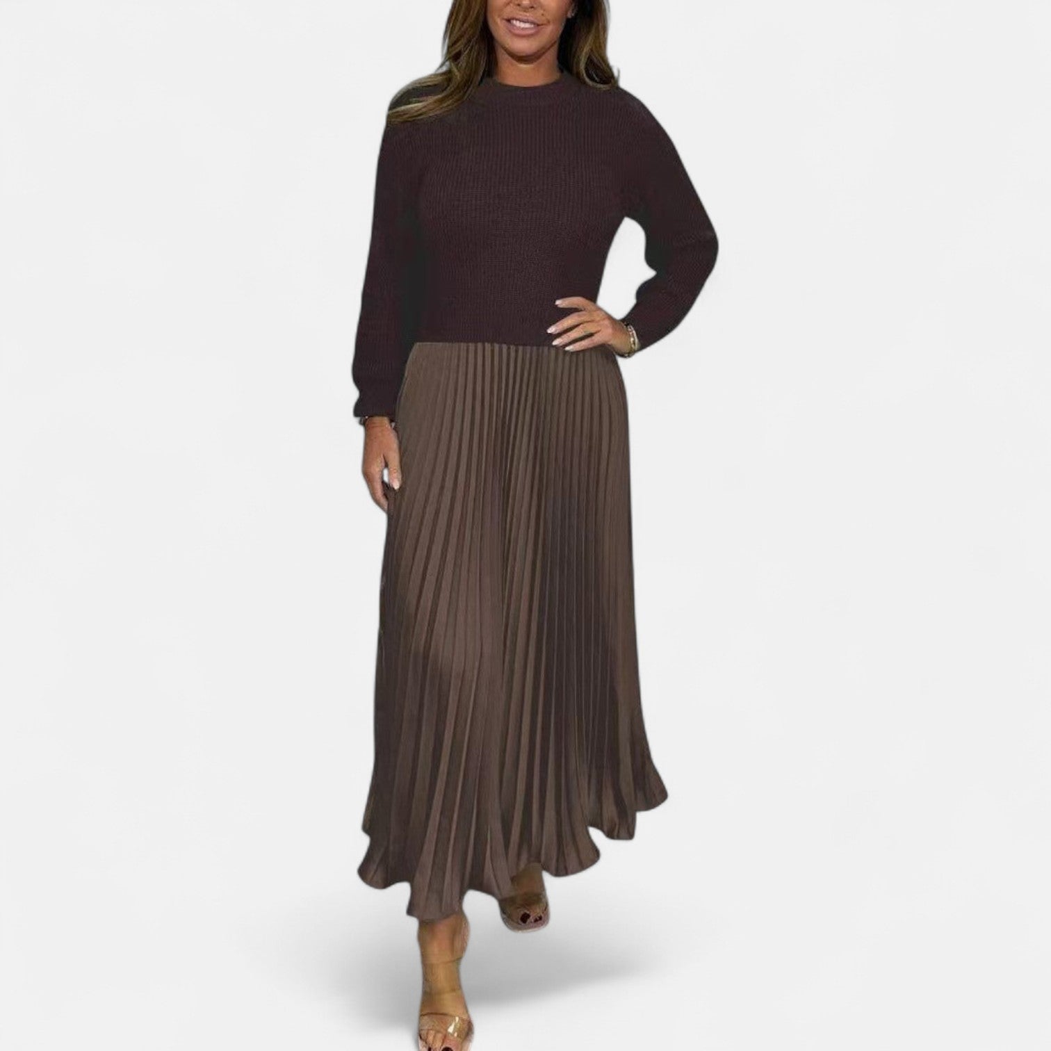 Knit Top Maxi Dress