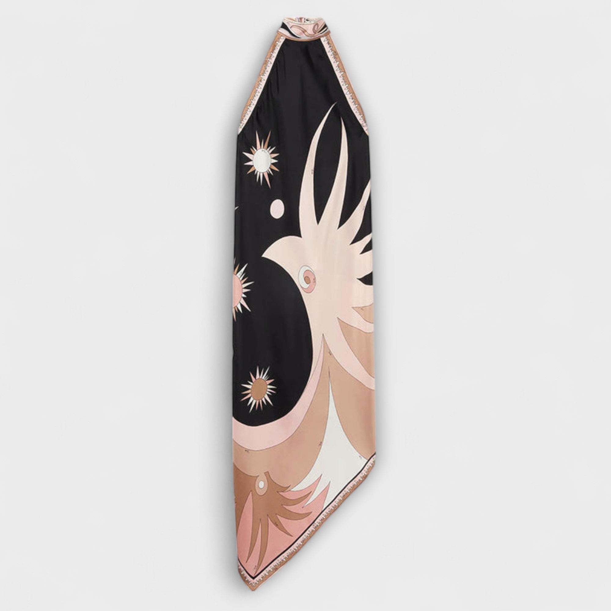 Unique Satin Strap Dress