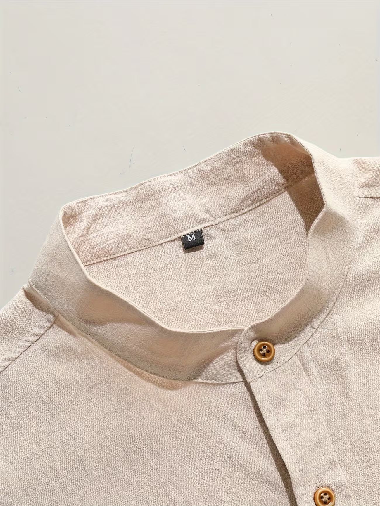 Men's Casual Cotton Button-front Shirt