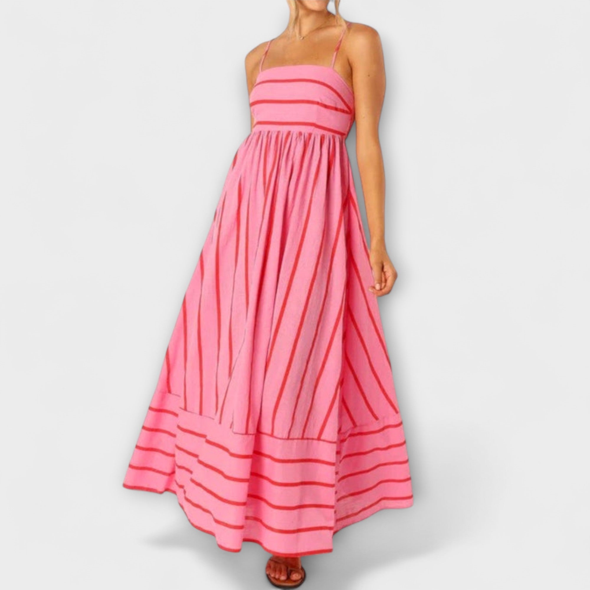 Maxi Dress In Bare Bloom
