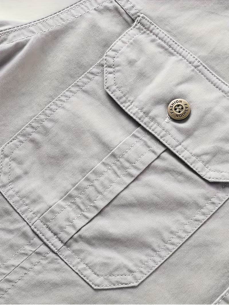 Men's Lightweight Cargo Long Sleeve Shirt