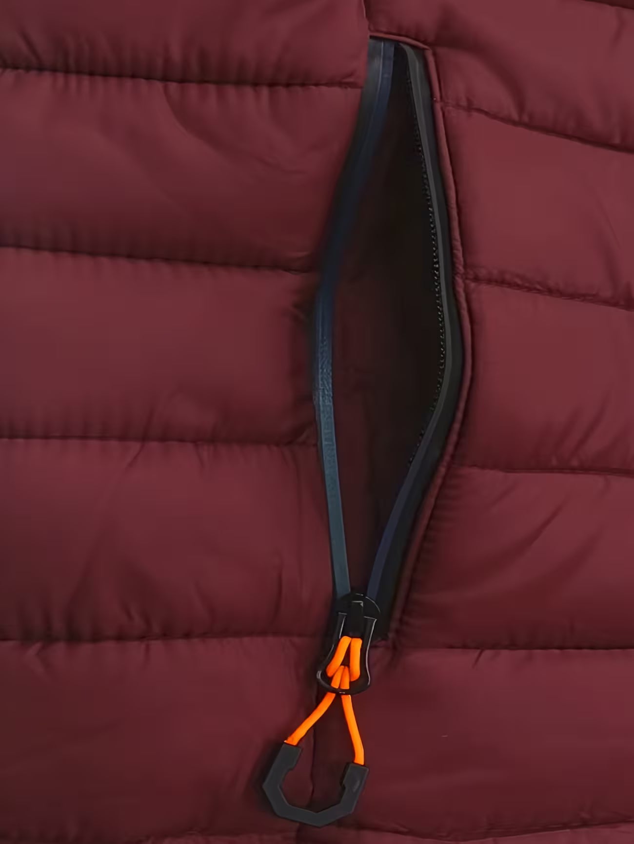 Men's Hooded Quilted Padded Winter Coat Outerwear