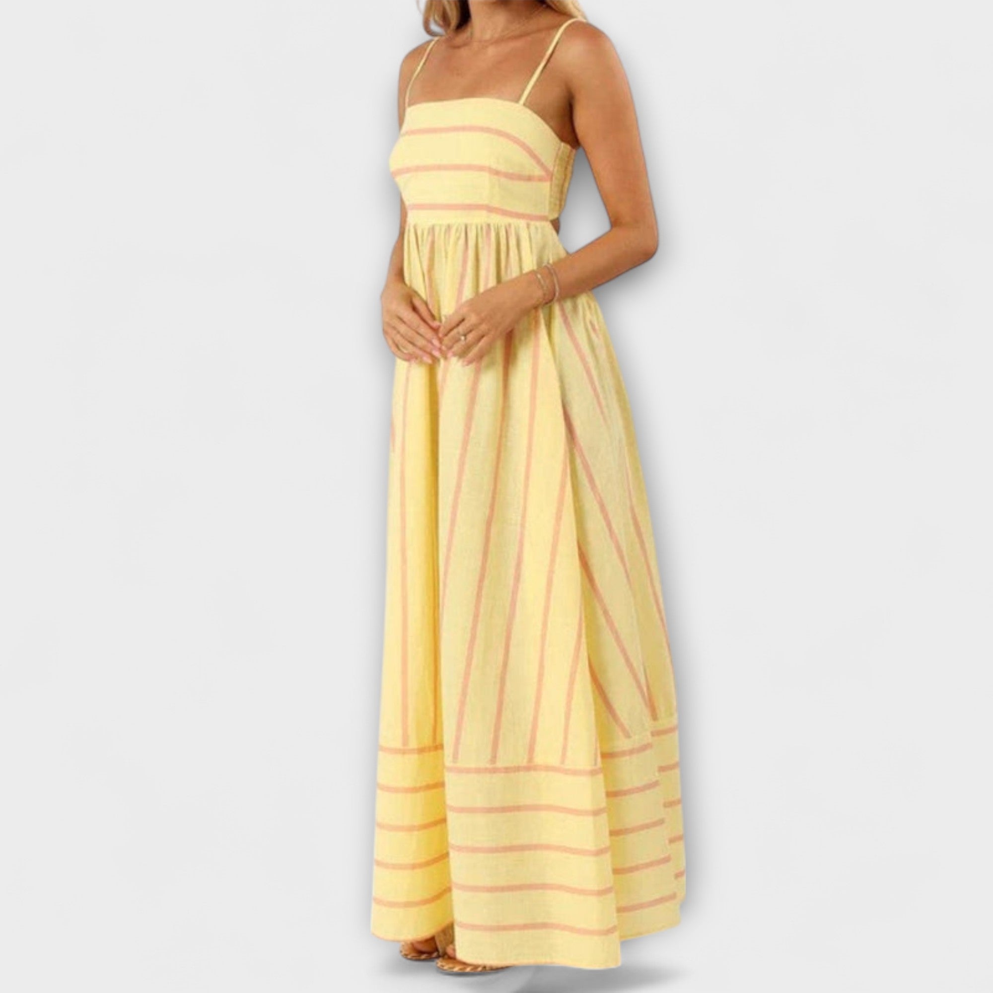 Maxi Dress In Bare Bloom