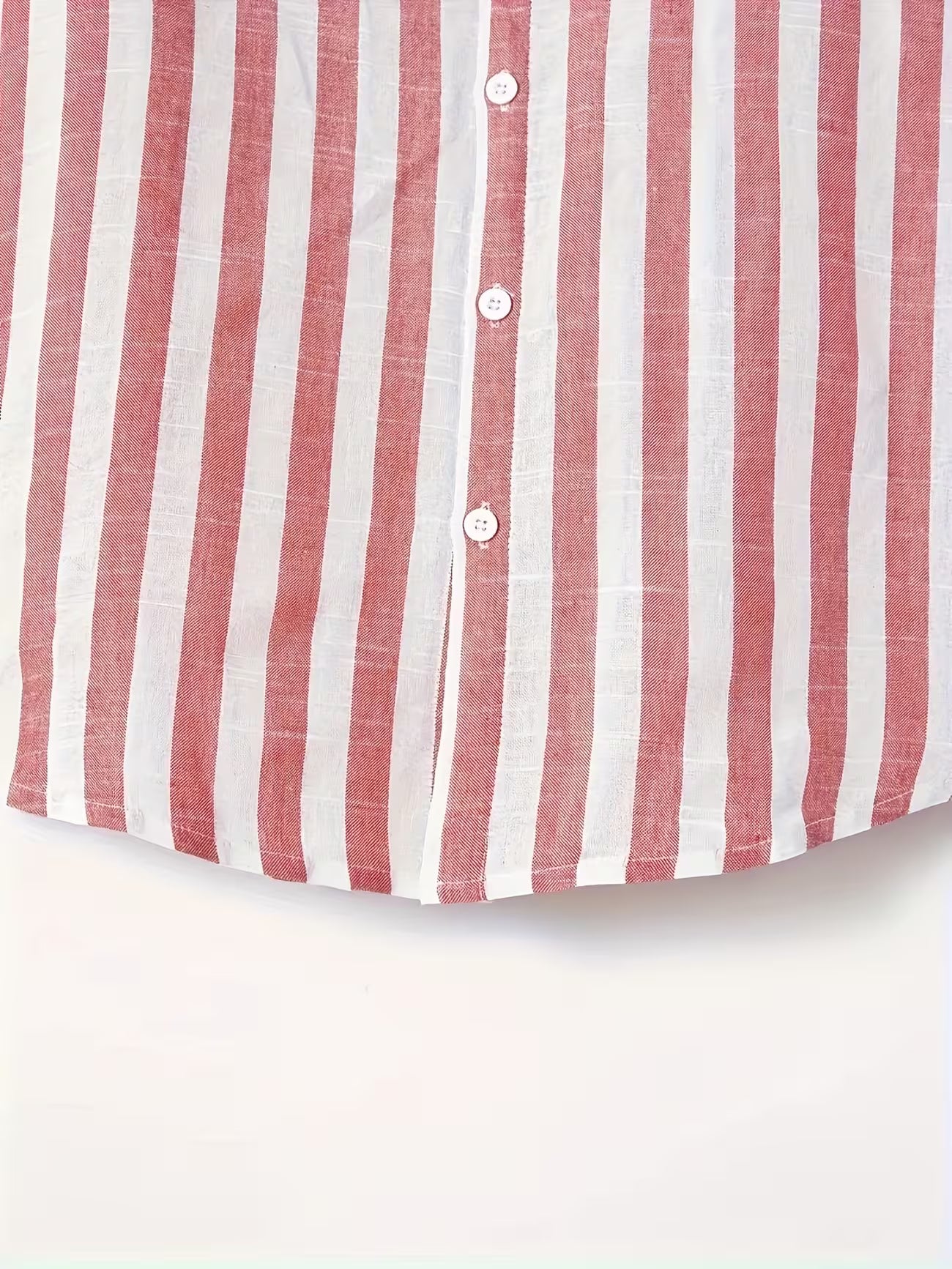 Men's Striped Long Sleeve Button-up Shirt